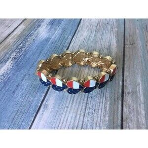Stretchy U.S. Flag Bracelet